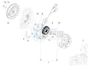 PRIMAVERA 150 4T 3V IGET ABS E4 (EMEA) drawing Flywheel magneto