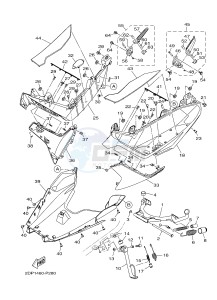 GPD125A GPD125-A NMAX125 (2DS6) drawing STAND & FOOTREST