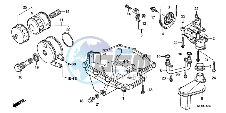 OIL PAN/ OIL PUMP