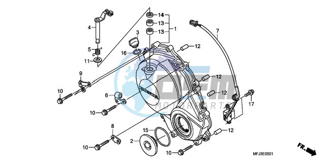 RIGHT CRANKCASE COVER (CBR600RR9,A/RA9,A)