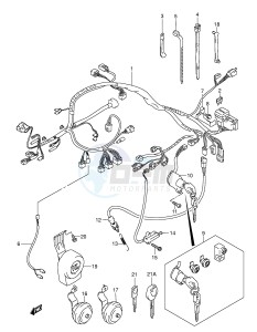 VL1500 (E2) drawing WIRING HARNESS (MODEL Y K1 K2)