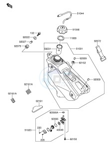 RM-Z250 (E19) drawing FUEL TANK