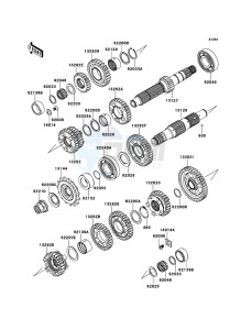 VERSYS KLE650A9F GB XX (EU ME A(FRICA) drawing Transmission