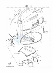 FL350AET2U drawing FAIRING-UPPER