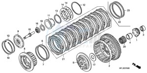 CBR1000RRA BR drawing CLUTCH