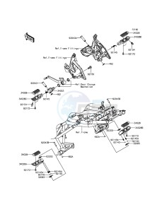 VERSYS_650_ABS KLE650FFF XX (EU ME A(FRICA) drawing Footrests