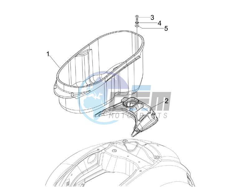 Helmet housing - Undersaddle