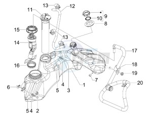 GTS 300 ie Super Sport drawing Fuel Tank