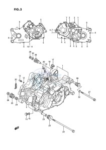 LT-F250 (E28) drawing CRANKCASE