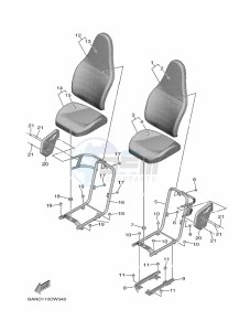 YXE850EN YXE85WPAM (BANF) drawing SEAT