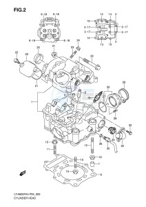 LT-A500F (P24) drawing CYLINDER HEAD