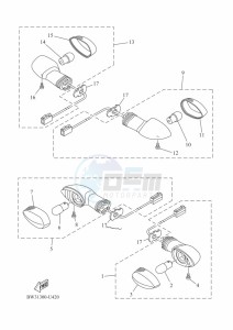 XTZ690 TENERE 700 (BEH1) drawing FLASHER LIGHT