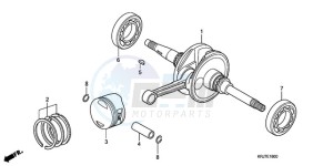 FES1259 France - (F / CMF 2F) drawing CRANKSHAFT/PISTON