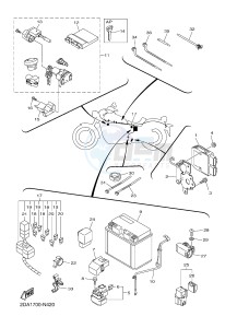 XVS950CU XV950R XV950 R-SPEC (2DE1) drawing ELECTRICAL 2