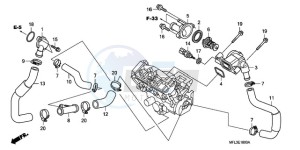 CBR1000RRA Australia - (U) drawing THERMOSTAT