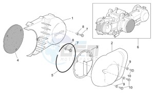 Leonardo 250 (eng. Yamaha) drawing Engine