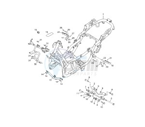 YP R X-MAX 125 drawing FRAME