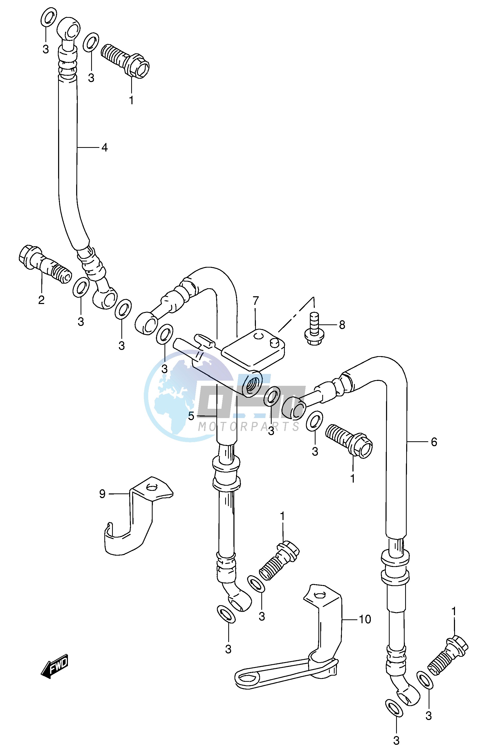 FRONT BRAKE HOSE