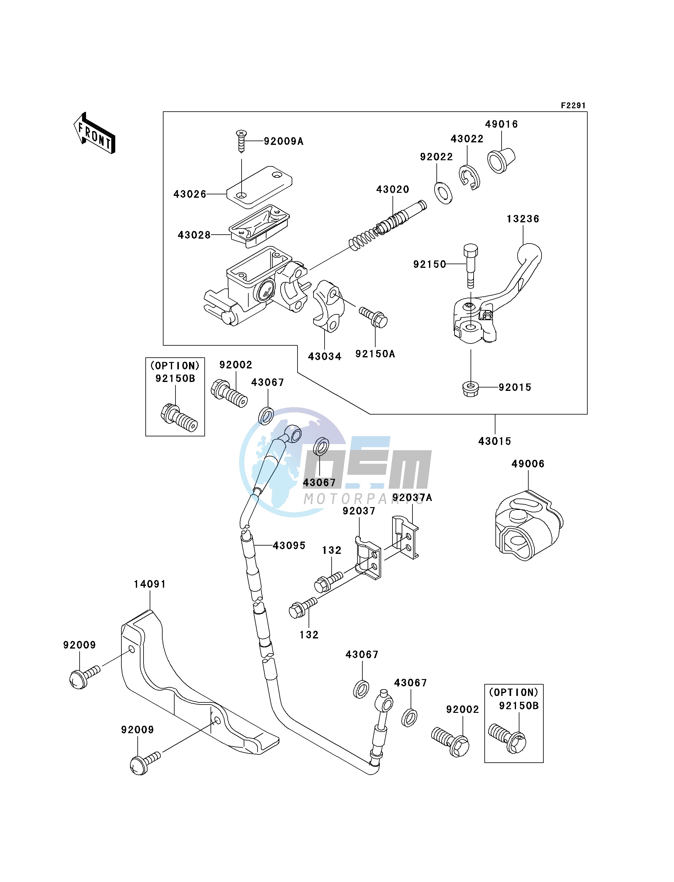 FRONT MASTER CYLINDER