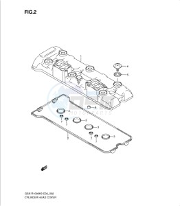 GSX-R1000 drawing CYLINDER HEAD COVER