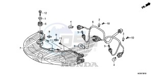 SH125SE SH125S UK - (E) drawing REAR COMBINATION LIGHT