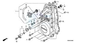 ST13009 Europe Direct - (ED / MME) drawing FRONT CRANKCASE COVER