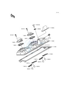 NINJA ZX-10R ABS ZX1000KFF FR XX (EU ME A(FRICA) drawing Cylinder Head Cover