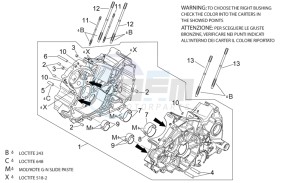 RSV 2 1000 SP drawing Crankcase I