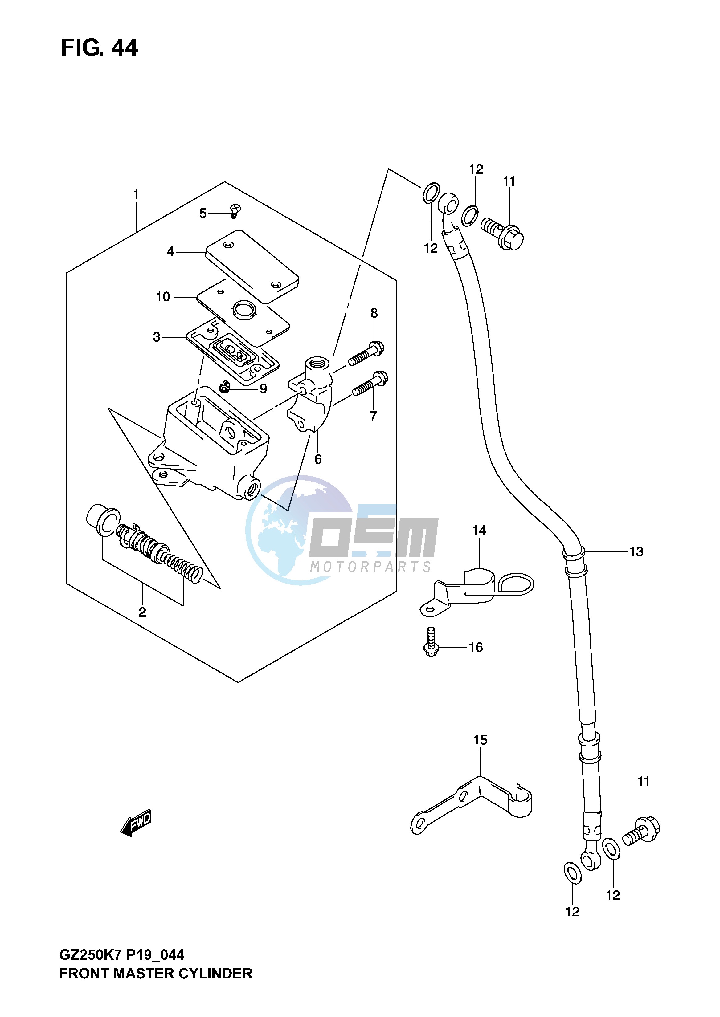 FRONT MASTER CYLINDER