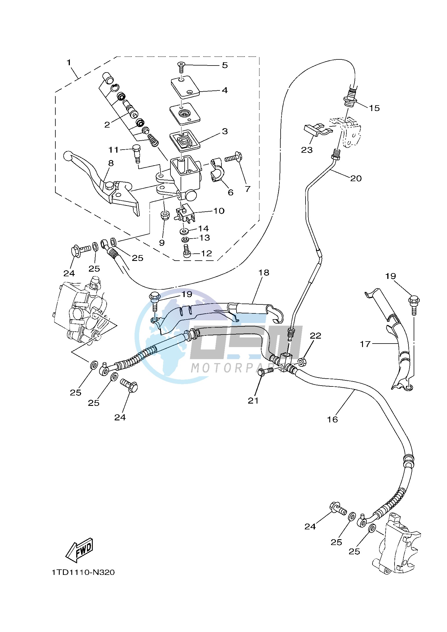 FRONT MASTER CYLINDER