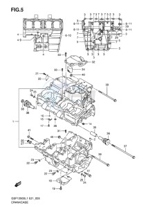 GSF-1250S BANDIT EU drawing CRANKCASE