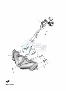 NIKEN MXT850 (BD5B) drawing HEADLIGHT