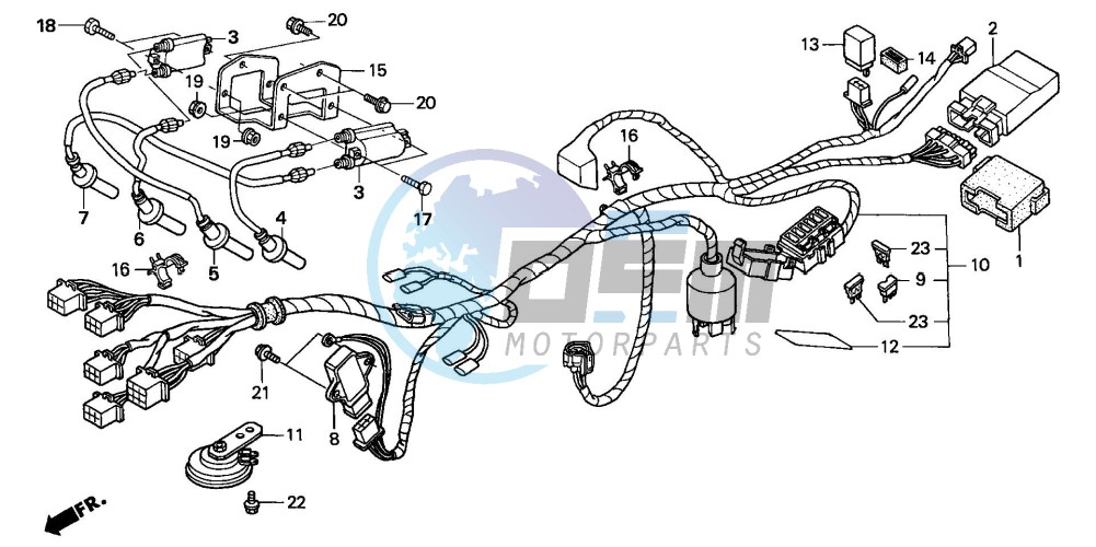 WIRE HARNESS (CB600F2)