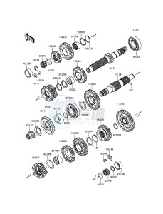 ER-6F EX650EDS XX (EU ME A(FRICA) drawing Transmission