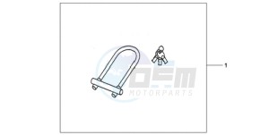 CBR1000RR9 UK - (E / MKH TRI) drawing U-LOCK