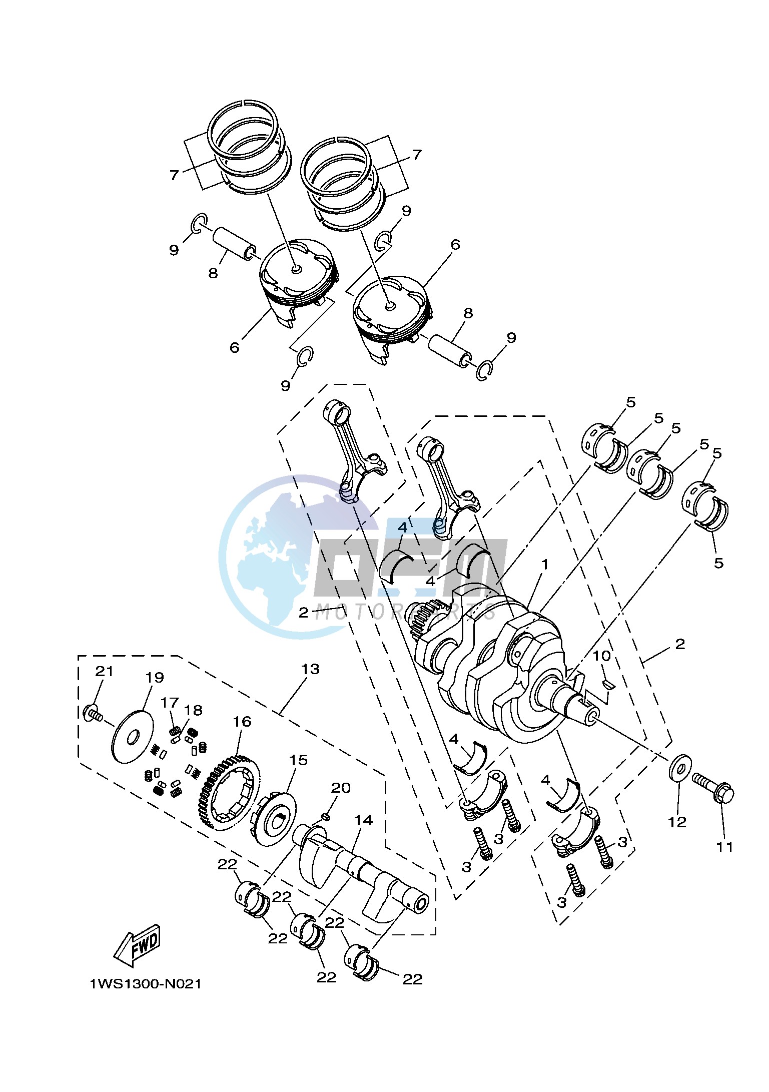 CRANKSHAFT & PISTON