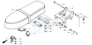 C90Z 50 drawing DOUBLE SEAT