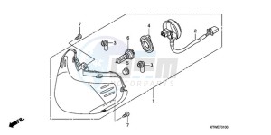 SH300AR9 Europe Direct - (ED / ABS) drawing HEADLIGHT