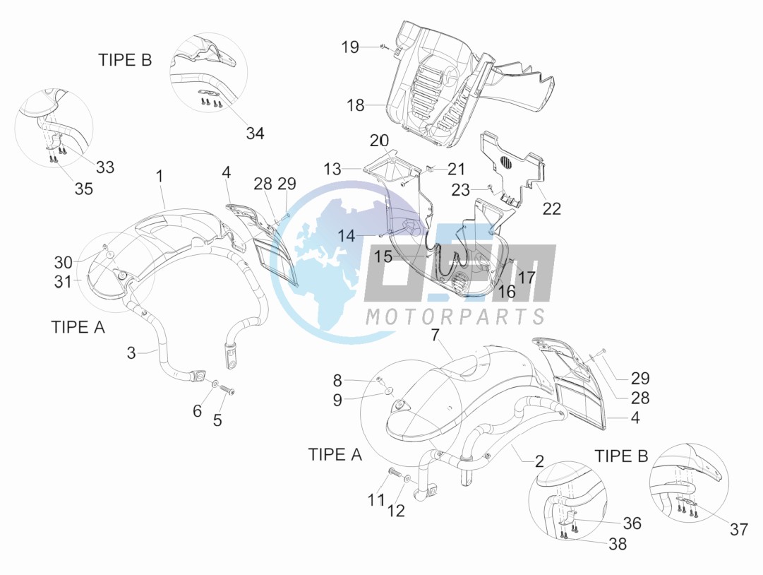 Wheel housing - Mudguard