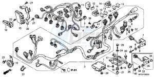 CB600FAC drawing WIRE HARNESS