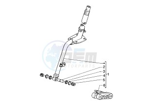 Hexagon GTX 125-180 drawing Steering column