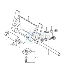 DT 55 drawing Cylinder Support