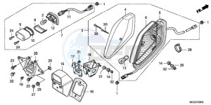 VT750C9 Ireland - (EK / MK) drawing TAILLIGHT