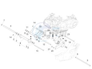 GTV 300 SEI GIORNI IE E4 ABS (NAFTA) drawing Swinging arm