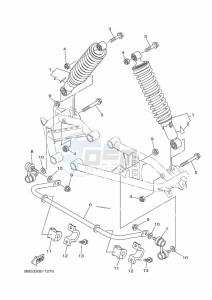 YFM450FWBD KODIAK 450 EPS (BHT2) drawing REAR SUSPENSION