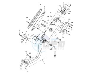 XP T-MAX 500 drawing EXHAUST