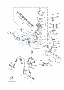 MT-07 ABS MTN690-A (B4C9) drawing FRONT MASTER CYLINDER