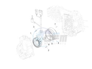 MP3 300 LT BUSINESS - SPORT ABS - ENJOY (EMEA) drawing Flywheel magneto