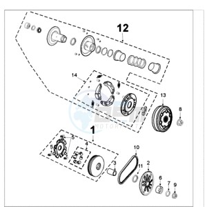 TWEET 50 A X drawing CLUTCH