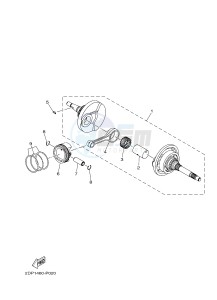 GPD125A GPD125-A NMAX125 (2DS1 2DS5) drawing CRANKSHAFT & PISTON